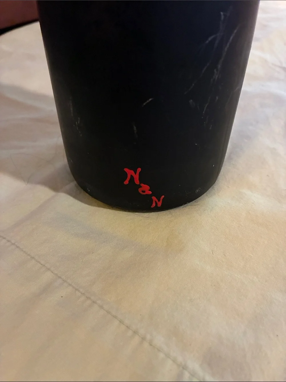 Decorative Hand Painted Chicken-Black Bottle Candle Holder with Floral Accent